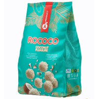 Вафельные конфеты "ROCOCO" в белой глазури  в кокосовой стружке 200 гр.