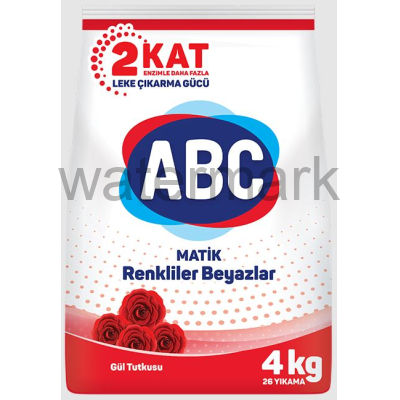 Стиральный порошок "АВС" 4кг. РОЗА