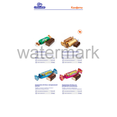Конф.Ф27 "Мышонок Хрумка"с воздушн.рисом.1кг. 5уп.