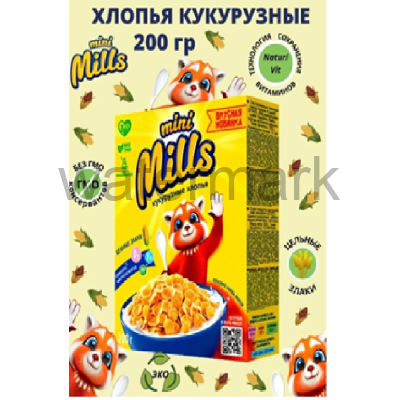 Кук.хл. 200гр. обогащ.витаминами и железом "Mini Mills"
