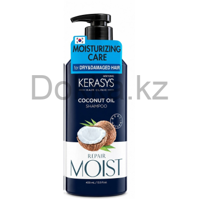 Kerasys Natural 400 мл Шампунь с КОКОСОВЫМ МАСЛОМ/COCONUT OIL
