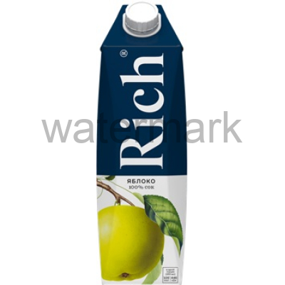 Рич 1л.Яблочный сок осветленный 100% ДП