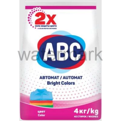 Стиральный порошок "АВС" 4кг. КОЛОР