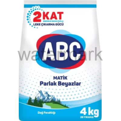 Стиральный порошок "АВС" 4кг. ГОРНАЯ СВЕЖЕСТЬ