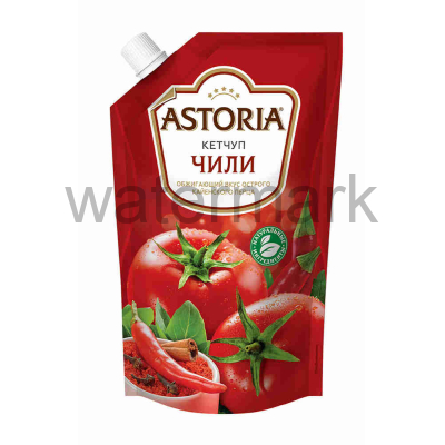 Кетчуп 330гр. "Чили", с дозатором, ТМ "Астория"