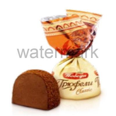 Конфеты 150 "Трюфели шоколадные посып.темным какао" 2кг.