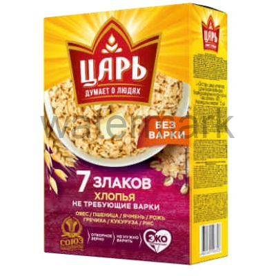 Хлопья 7 злаков "Царь" К63 400гр. не треб.варки