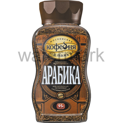Кофе раст.95 гр.с/б.АРАБИКА натуральный сублимированный с кофеином