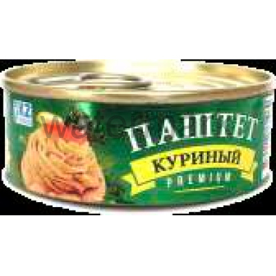 Паштет куриный 100 гр. евро Улан