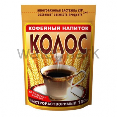 Кофейный напиток"Колос"100гр.ZIP пакет