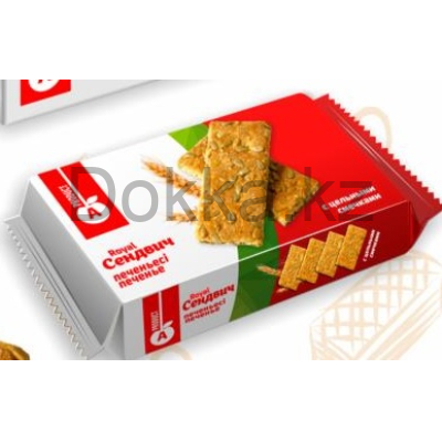Печенье 280гр "Сендвич с кунжутом"