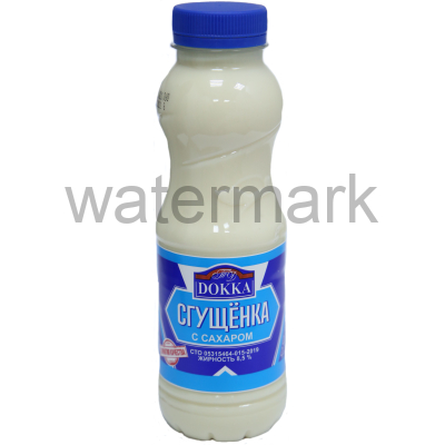 Сгущенка с сахаром 500гр.ТМ"DOKKA"ПЭТ мдж 8,5%