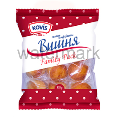 Мини-маффины с вишневой начинкой 470гр. "Kovis"
