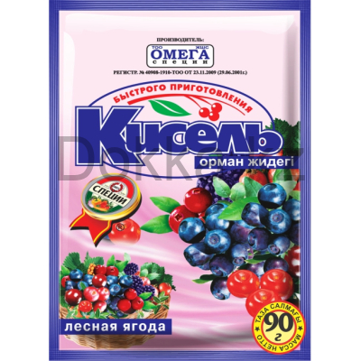 Кисель Лесная ягода 90 гр.