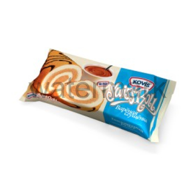 Рулет"Kovis"334 с вар.сгущенк. 175 гр.из светл.теста