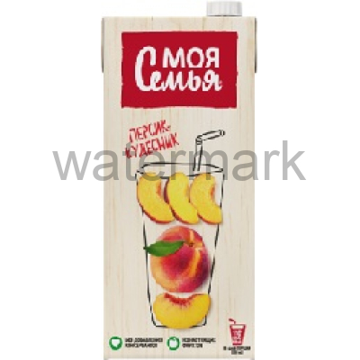 Моя семья 1,93л. Напиток из груш, яблок и персиков "Персик-Кудесник"