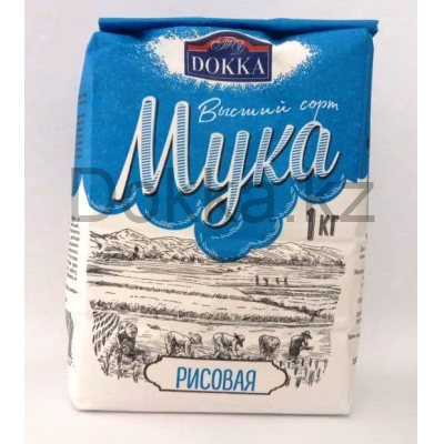 Мука рисовая 1кг. ТМ "ДОККА"