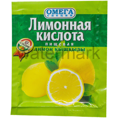 Лимонная кислота 50 гр. Омега Специи