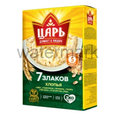 Хлопья 7 злаков "Царь" 35К 400 гр.
