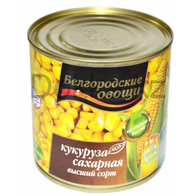 Кукуруза сахарная ТМ "Белгородские овощи" ж/б 400 гр.