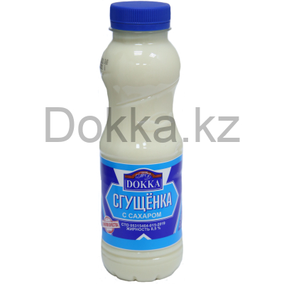 Сгущенка с сахаром 500гр.ТМ"DOKKA"ПЭТ мдж 8,5%