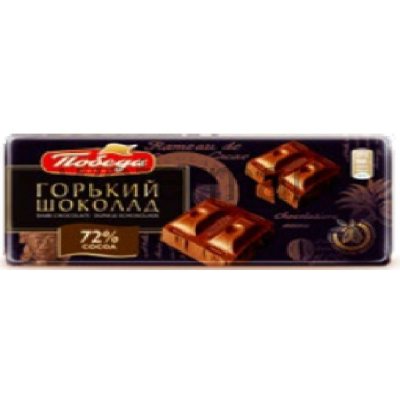 Шоколад 1084 "Горький 72% какао" 100г/20шт