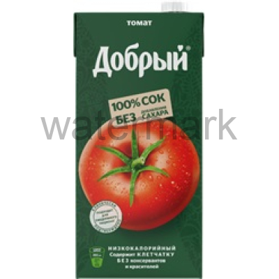 Добрый 2л.Нектар томатный с сахаром и солью,с мякотью 85% ДП