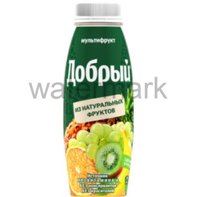 Добрый 0,3 л Нектар мультифруктовый, обогащ.провитам. А 50%