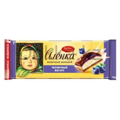 Шоколад Аленка с начинкой черничный йогурт 1/165