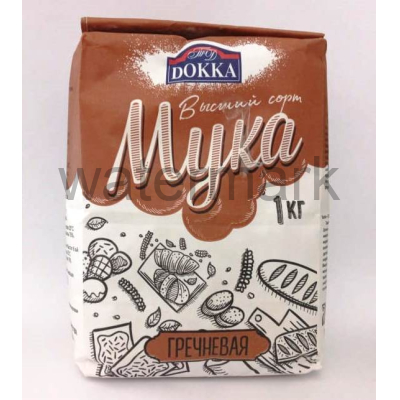 Мука гречневая 1кг. ТМ "ДОККА"