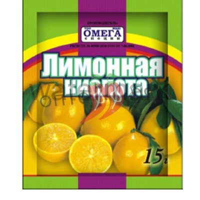 Лимонная кислота 15гр Омега