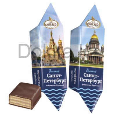 Конф.Великий Санкт-Петербург  5кг. вафельные глазиров.