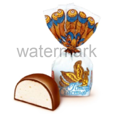 Конфеты 0941 сбивн.суфле "Птица счастья"в слив.шоколаде 0,5кг*6пак.