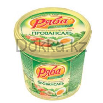 Майонез 800гр."Классич.Провансаль"ведро, ТМ "Ряба"