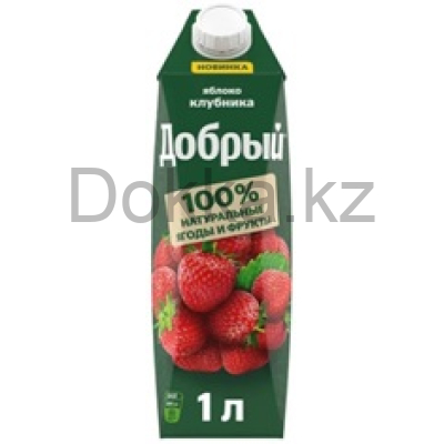 Добрый 1л.Напиток сокосодерж.из яблок и клубники 30% ДП