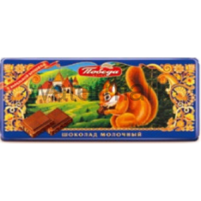 Шоколад 1107 с молоком и ваф.крошкой 80г/22шт