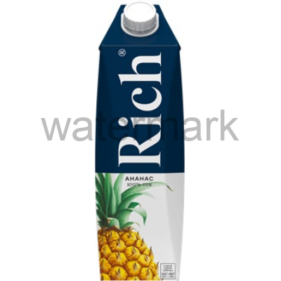 Рич 1л.Ананасовый сок с мякотью 100% ДП