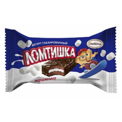 Ломтишка десерт маршмеллоу глазир.3кг.