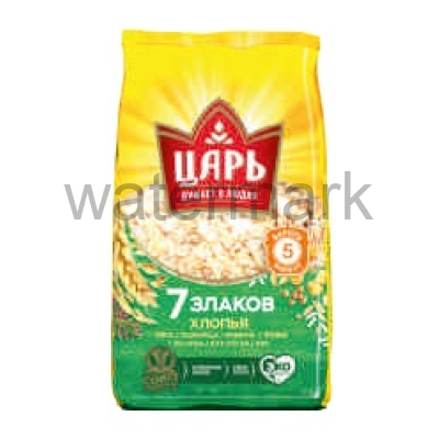 Хлопья 7 злаков "Царь" П 400гр.