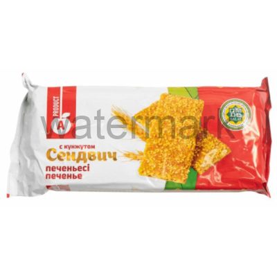 Печенье 240 гр."Сэндвич с кунжутом" (цв.пленка)