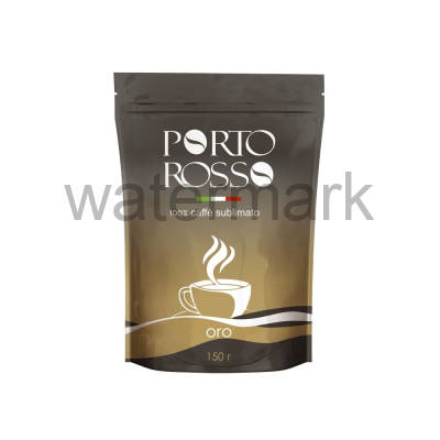 Кофе раст.150 гр.пак.PORTO ROSSO ORO натуральный сублимированый с кофеином