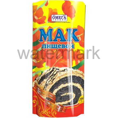 Мак пищевой 200 гр. Омега Специи