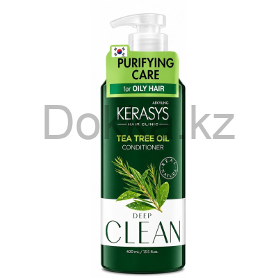 Kerasys Natural 400 мл Кондиционер с МАСЛОМ ЧАЙНОГО ДЕРЕВА/TEA TREE OIL