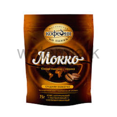 Кофе раст.75 гр.пак.МОККО натуральный гранулированный с кофеином