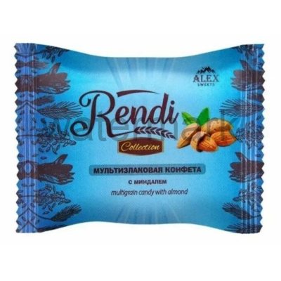 Мультизлаковая конфета Rendi Collection с миндалем 2 кг.
