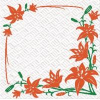 Салфетки "Семья и Комфорт" 100 лилия(48)