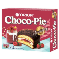 Мучное кондитерское изделие в глазури ("Малина") "Choco Pie RASPBERRY" 6шт*30гр.