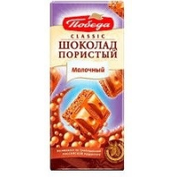 Шоколад 1268 "Пористый молочный" Classic 65г/16шт