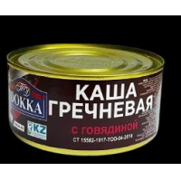 Каша гречневая с говядиной 325 гр. ТМ "ДОККА"