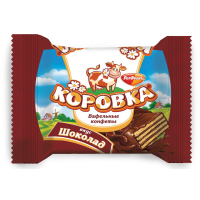 Конфеты Вафельные Коровка вкус Шоколад 3кг.